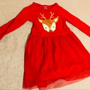 Red dress girls 3T